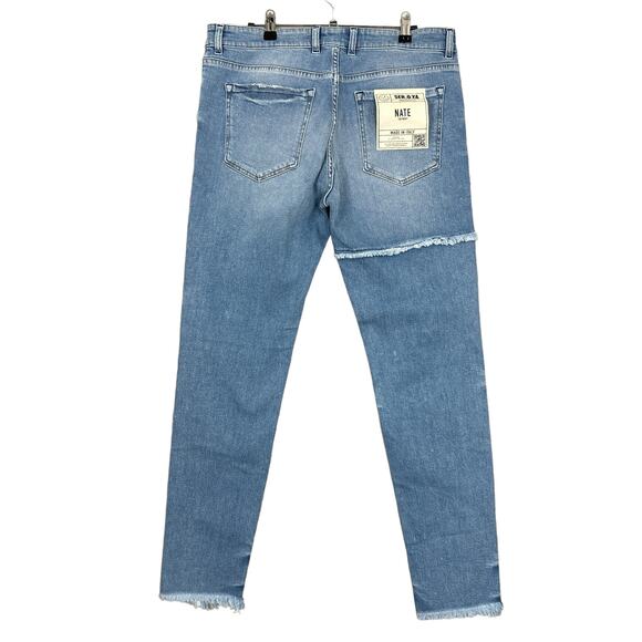 Ser O Ya Nate Skinny Made in Italy Jeans 34 x 30 - Picture 2 of 14